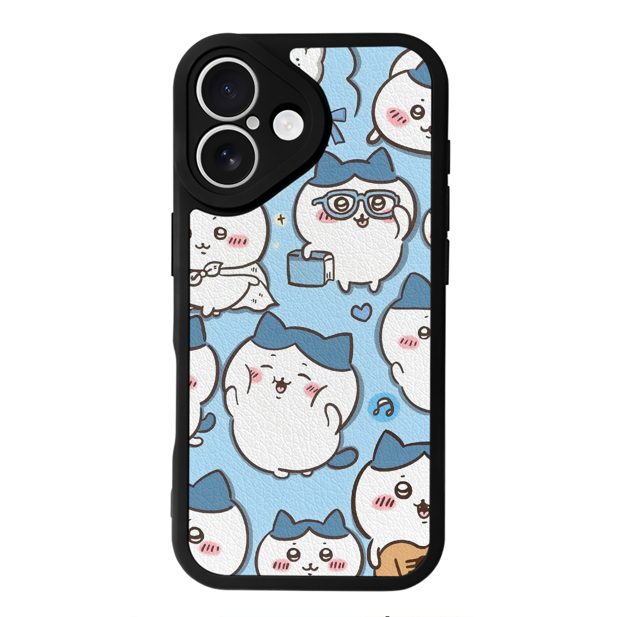 （画像用） ちいかわ Chii-kawa 【iPhone 16シリーズ対応】シリコンスマホケース（レザー調） 材質：シリコン